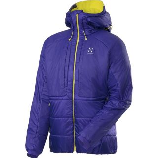 Haglofs Barrier Pro II Belay Jacket   Insulated (For Men)   NOBLE BLUE/FIREFLY (L )
