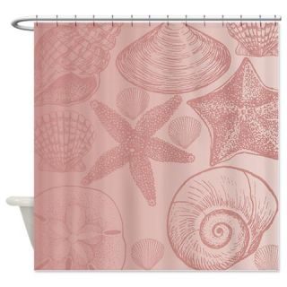 CafePress Pink shells Shower Curtain Free Shipping! Use code FREECART at Checkout!