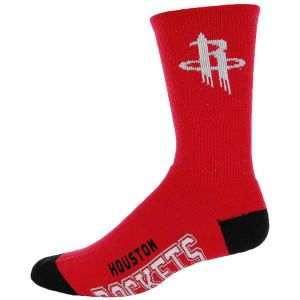 Houston Rockets For Bare Feet Deuce Crew 504 Socks