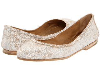 Frye Carson Ballet Womens Flat Shoes (White)