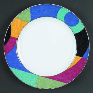 Mikasa Exhibit Dinner Plate, Fine China Dinnerware   Casual Classics, Multicolor