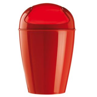 Koziol Del Swing Top Wastebasket 57775 Color: Strawberry Red