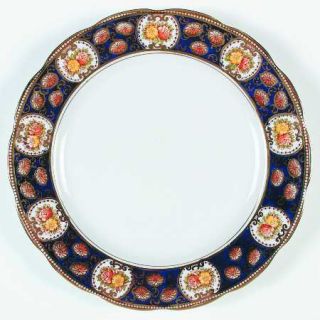 Royal Albert Roa118 (Scalloped) Dinner Plate, Fine China Dinnerware   Cobalt Blu