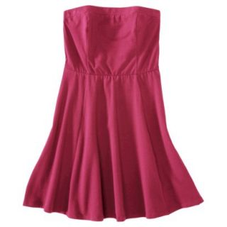 Mossimo Supply Co. Juniors Strapless Fit & Flare Dress   Rose XS