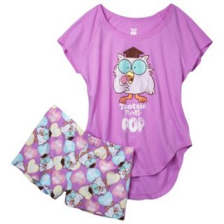 Tootsie Pop Juniors Pajama Set   Purple S