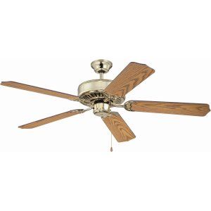 Craftmade CRA C52PB Pro Builder 52 inch Polished Brass Indoor Ceiling Fan