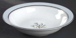 Noritake Bluebell Coupe Soup Bowl, Fine China Dinnerware   Blue Band, Blue Flowe
