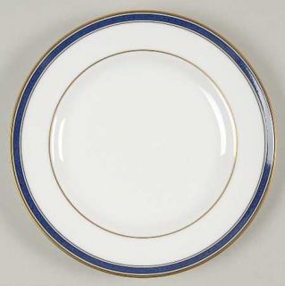 Spode Lausanne Bread & Butter Plate, Fine China Dinnerware   Bone, Cobalt & Blac