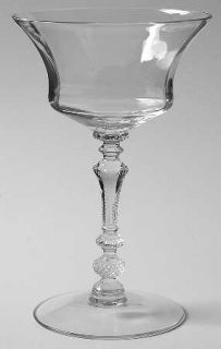 Cambridge Gadroon Clear Champagne/Tall Sherbet   Stem #3500,Optic,Clear