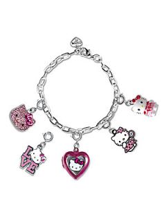 CHARM IT! Girls Six Piece Hello Kitty Bracelet & Charms Gift Set  