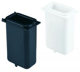 Server Products HOLDCOLD Fountain Jar, 2 1/4 quart, 10 in Deep, 1 White & 1 Black Jars