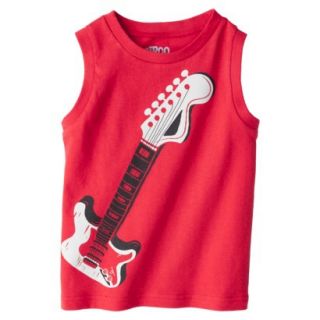 Circo Infant Toddler Boys Guitar Muscle Tee   Cherry Tomato 4T