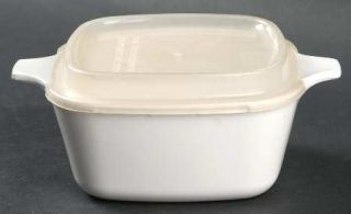 Corning White Coupe Petite Pan with Lid, Fine China Dinnerware   Centura, All Wh