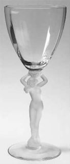 Cambridge Nude Stems Clear (Plain) Frosted Clear Goblet   Clear, Plain