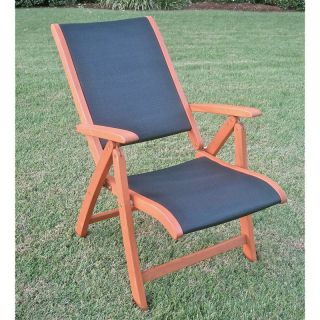 Royal Tahiti 5 Position Folding Patio Chair   Set of 2 Multicolor   TT PC 027