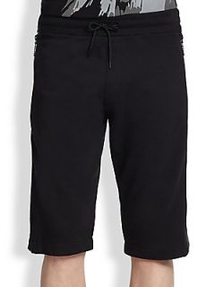 McQ Alexander McQueen Zipped Sweat Shorts   Black