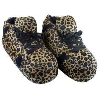 Comfy Feet Snookis Leopard Print Slippers Multicolor   1088 1, Womens Small