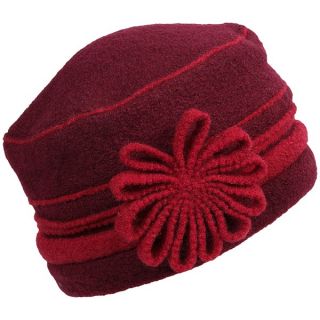 Asian Eye Penelope Hat   Boiled Wool (For Women)   WINE ( )