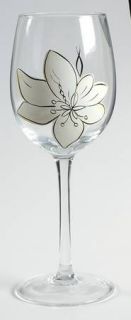 Laurie Gates Anna Plum Glassware Wine, Fine China Dinnerware   Purple Flowers On
