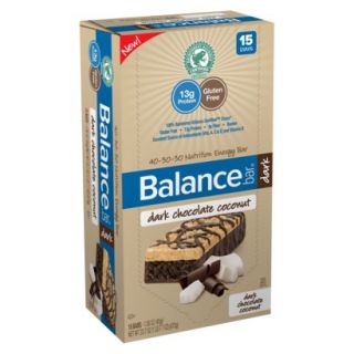 Balance Bar Dark Chocolate Coconut Bars   15 Bars