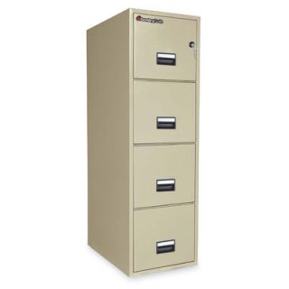 SentrySafe 4 Drawer Vertical Fireproof File Safe SEN4T2531B Finish: Black