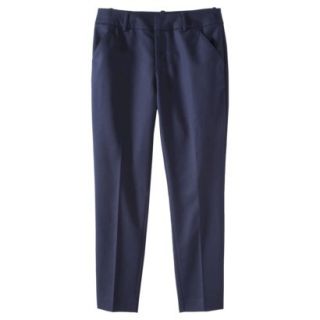 Merona Womens Tailored Ankle Pant (Classic Fit)   Xavier Navy   8