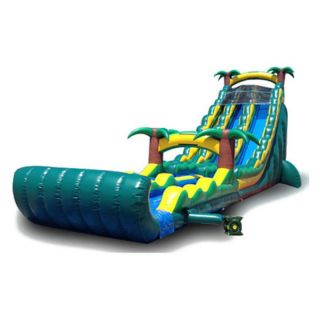 EZ Inflatables 27 ft. Tropical Water Slide Multicolor   WS219