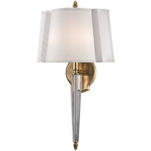 Hudson Valley HV 3611 AGB Oyster Bay 2 Light Wall Sconce