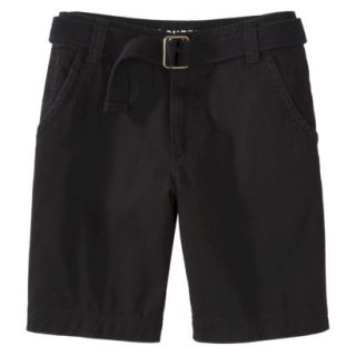 Mossimo Supply Co. Mens Belted Flat Front Shorts   Ebony 32