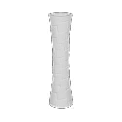 Urban Trend Ceramic White Vase (WhiteDecorative/Functional: Decorative purposes onlyHolds water: NoDimensions: 23 inches high x 6 inches in diameter CeramicColor: WhiteDecorative/Functional: Decorative purposes onlyHolds water: NoDimensions: 23 inches hig