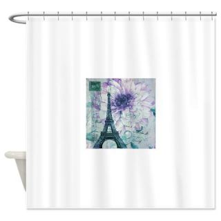 CafePress floral paris eiffel tower fashion Shower Curtain Free Shipping! Use code FREECART at Checkout!