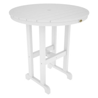 Trex Outdoor Furniture Monterey Bay Round Counter Height Table   TXRRT236CW