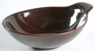 Metlox   Poppytrail   Vernon Shoreline Brown Lugged Soup Bowl, Fine China Dinner