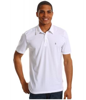 Volcom Blackout S/S Polo Mens Short Sleeve Knit (White)