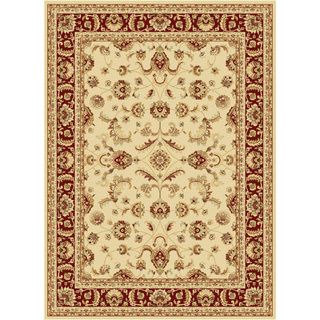 Centennial Ivory/ Red Traditional Area Rug (53 X 73)