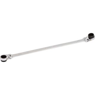 Klutch Extra Long Spline Drive Flex Ratcheting Wrench   11/16in. x 3/4in.
