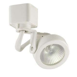 Halo L2716P Track Lighting, Lazer Low Voltage MR16 Power Trac Gimbal Ring Track Fixture White