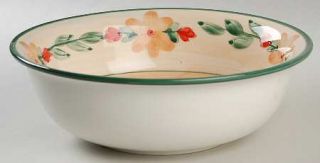 Gibson Designs Floral Terrace 9 Round Vegetable Bowl, Fine China Dinnerware   P