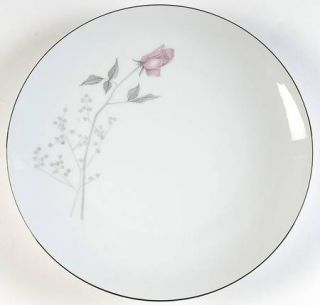 Mikasa Gwen 12 Chop Plate/Round Platter, Fine China Dinnerware   Pink Rosebud,G