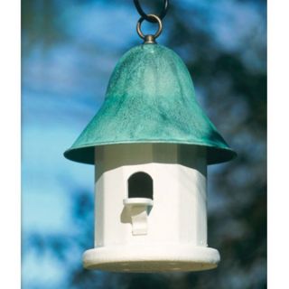 Lazy Hill Farms Blue Verde Copper Roof Copper Top Bird House   43430
