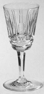 Waterford Deidre Sherry Glass   Cut Lines & Ovals, Multisided Stem