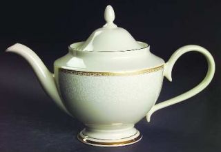 Lenox China Capital Gardens 1999 Shape Teapot & Lid, Fine China Dinnerware   Pre