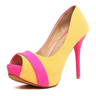 Faux Leather Womens Stiletto Heel Heels Pumps/Heels Shoes (More Colors)