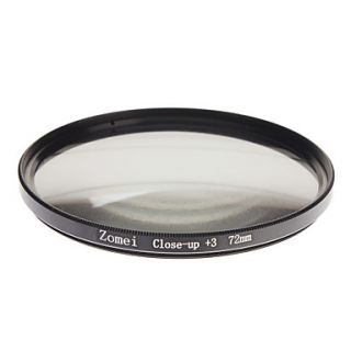 ZOMEI Camera Professional Optical Filters Dight High Definition Close up3 Filter (72mm)