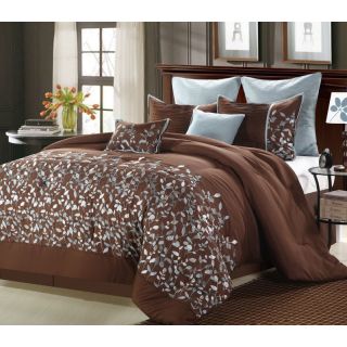Chic Home Jardin Embroidered Comforter Set Multicolor   51CQ102 HE, Queen