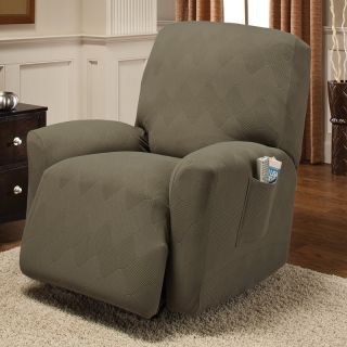 Innovative Textile Solutions Optics Stretch Recliner Slipcover Sage   OPTRECLI 