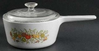Corning Spice Of Life Rangetopper 2.5 Quart Saucepan with Glass Lid, Fine China