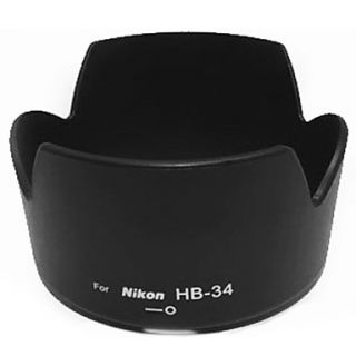 HB 34 Lens Hood for Nikon AF S DX 55 200mm F4 5.6G ED HB34