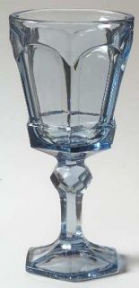 Fostoria Virginia Light Blue Wine Glass   Stem #2977,Lightblue, Heavy Pressed