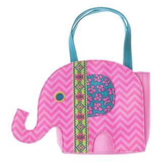 Cherokee Infant Toddler Girls Elephant Chevron Handbag   Pink